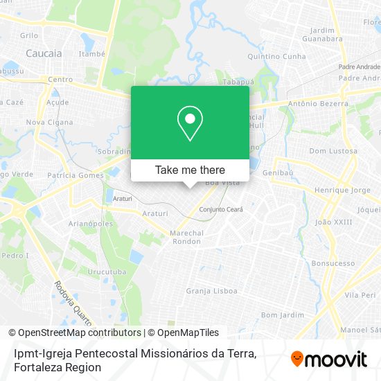 Ipmt-Igreja Pentecostal Missionários da Terra map