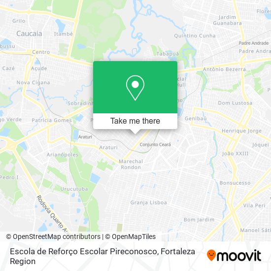 Escola de Reforço Escolar Pireconosco map