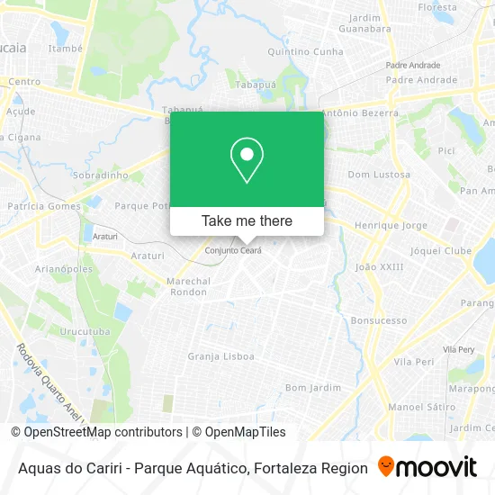 Aquas do Cariri - Parque Aquático map