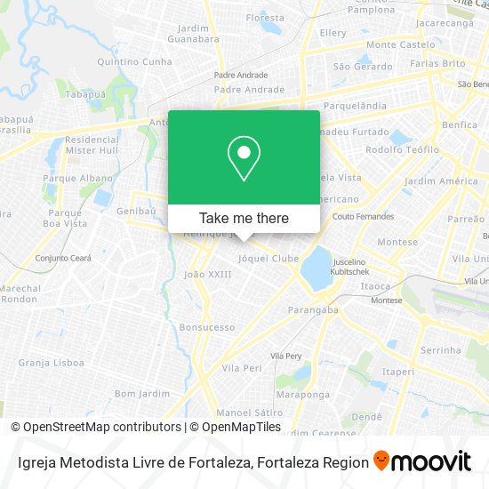 Igreja Metodista Livre de Fortaleza map