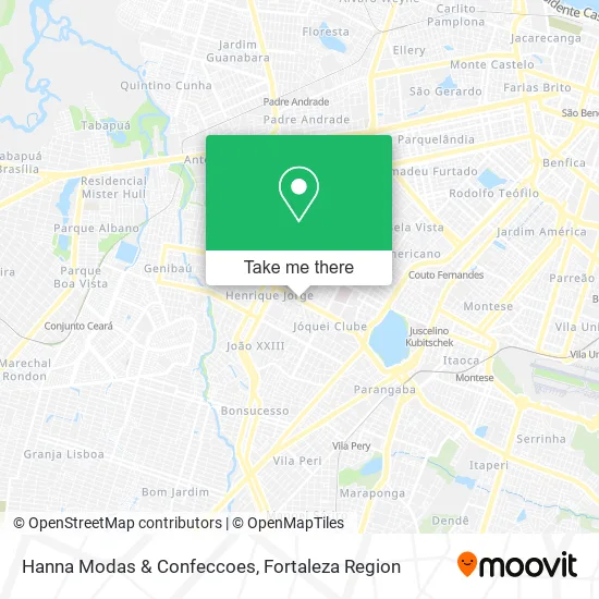 Hanna Modas & Confeccoes map