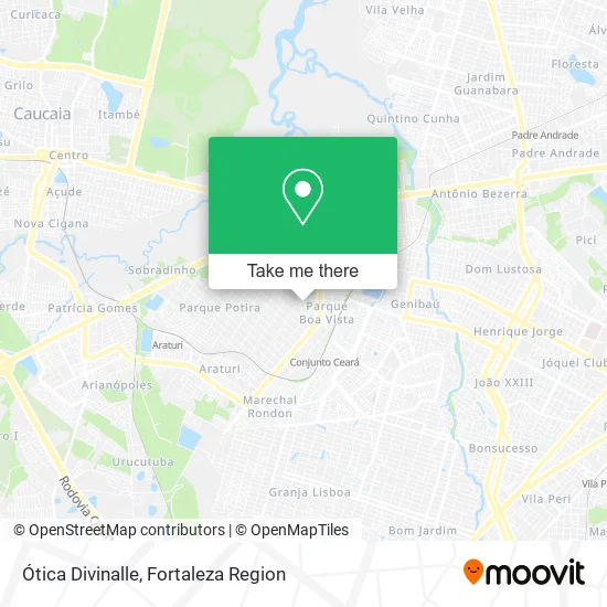 Ótica Divinalle map