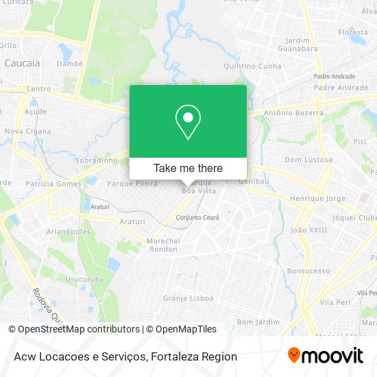 Acw Locacoes e Serviços map
