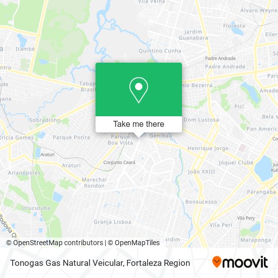 Tonogas Gas Natural Veicular map