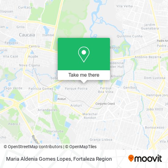Mapa Maria Aldenia Gomes Lopes