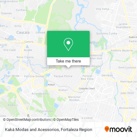 Kaká Modas and Acessorios map
