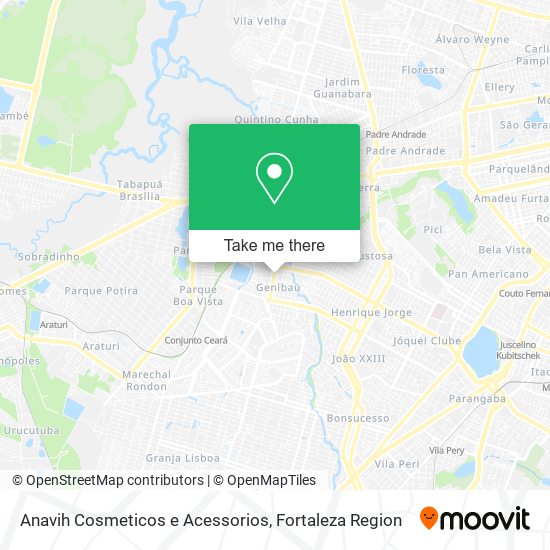 Anavih Cosmeticos e Acessorios map