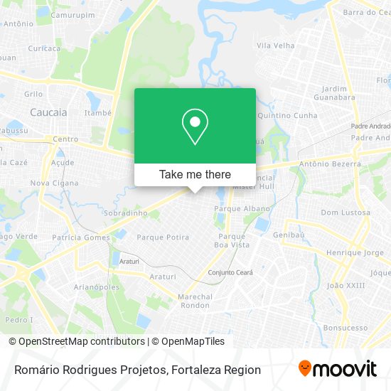 Romário Rodrigues Projetos map