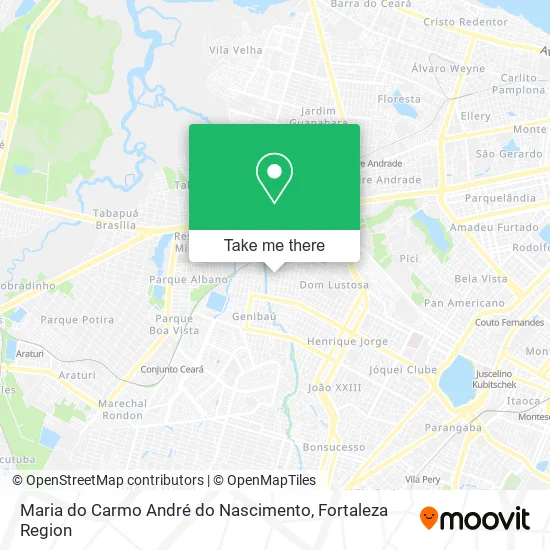 Maria do Carmo André do Nascimento map
