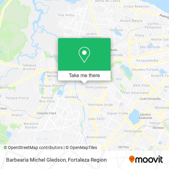 Barbearia Michel Gledson map