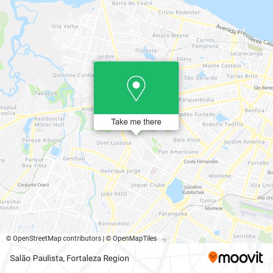 Salão Paulista map