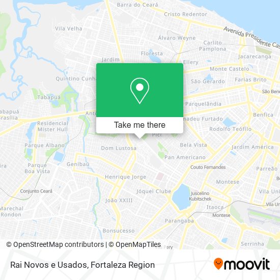 Rai Novos e Usados map