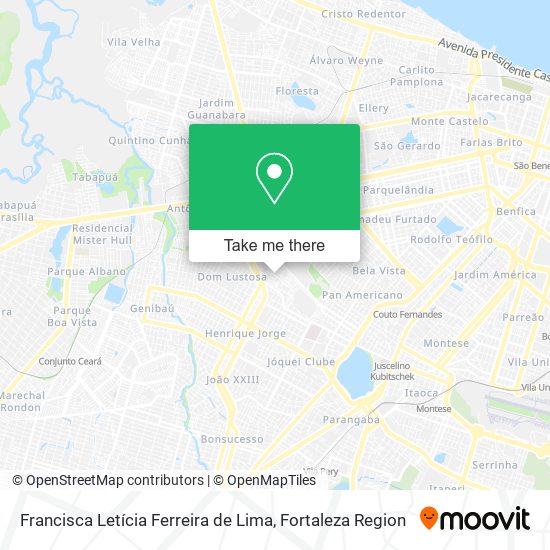 Francisca Letícia Ferreira de Lima map