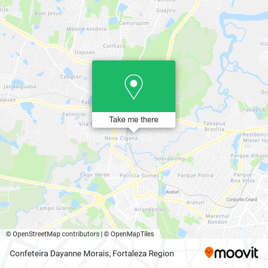 Confeteira Dayanne Morais map