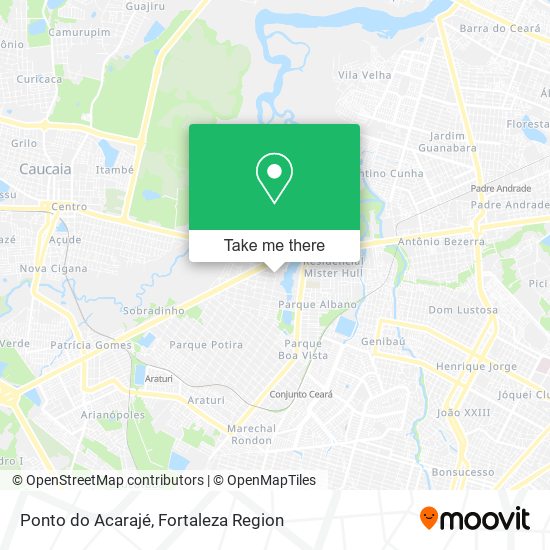 Ponto do Acarajé map