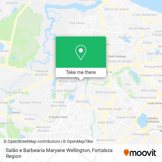 Salão e Barbearia Maryane Wellington map