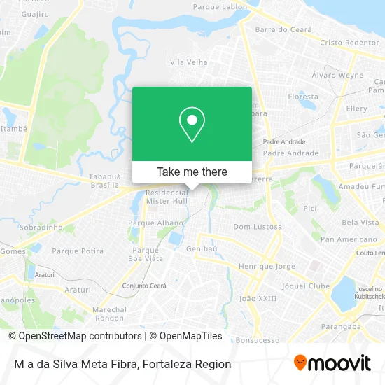 M a da Silva Meta Fibra map