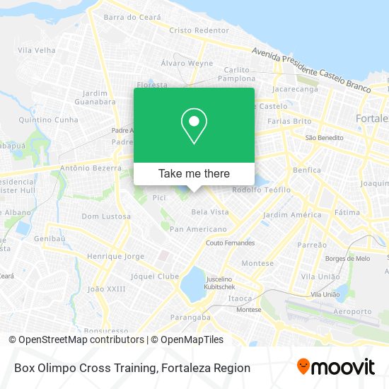Box Olimpo Cross Training map