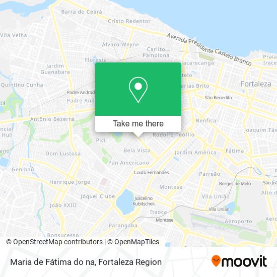 Mapa Maria de Fátima do na
