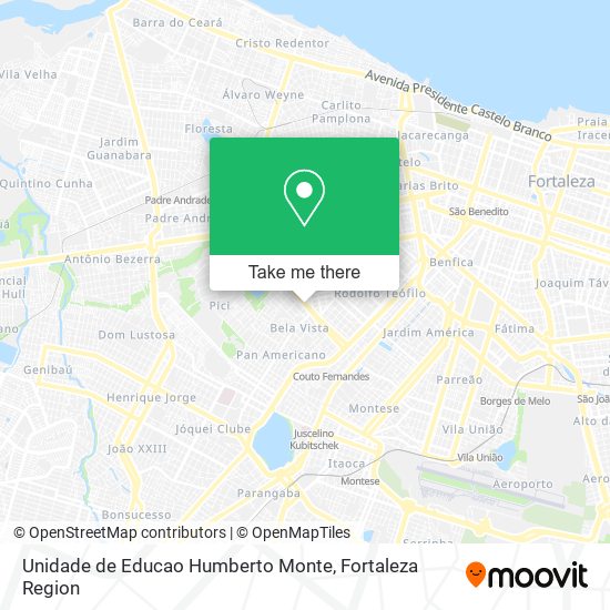 Unidade de Educao Humberto Monte map