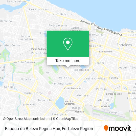 Espaco da Beleza Regina Hair map