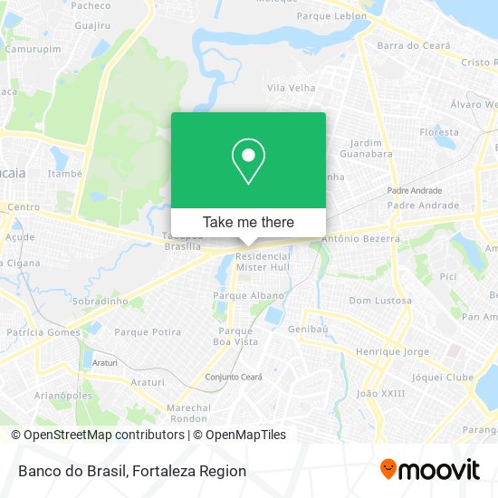 Banco do Brasil map