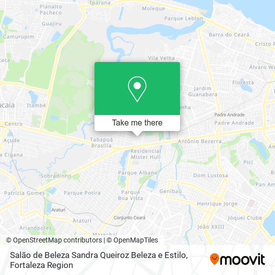 Salão de Beleza Sandra Queiroz Beleza e Estilo map