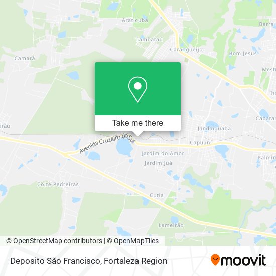 Deposito São Francisco map