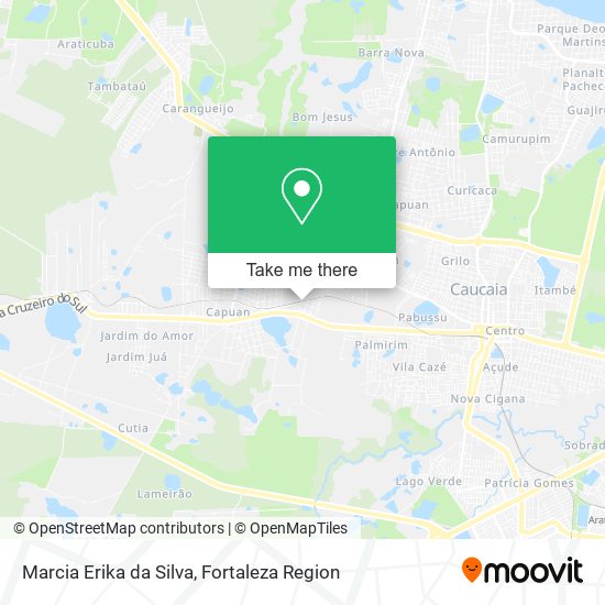 Marcia Erika da Silva map