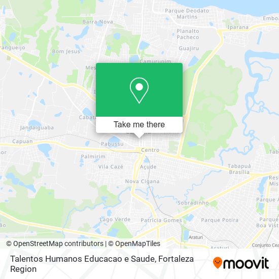 Talentos Humanos Educacao e Saude map