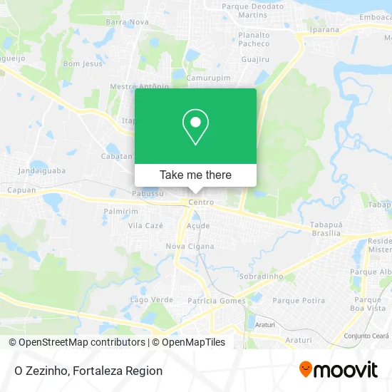 O Zezinho map