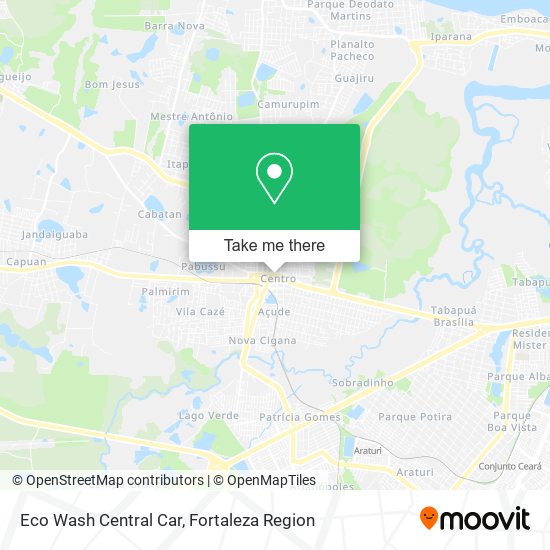 Eco Wash Central Car map