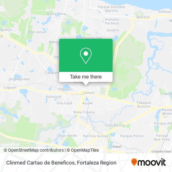 Clinmed Cartao de Beneficos map