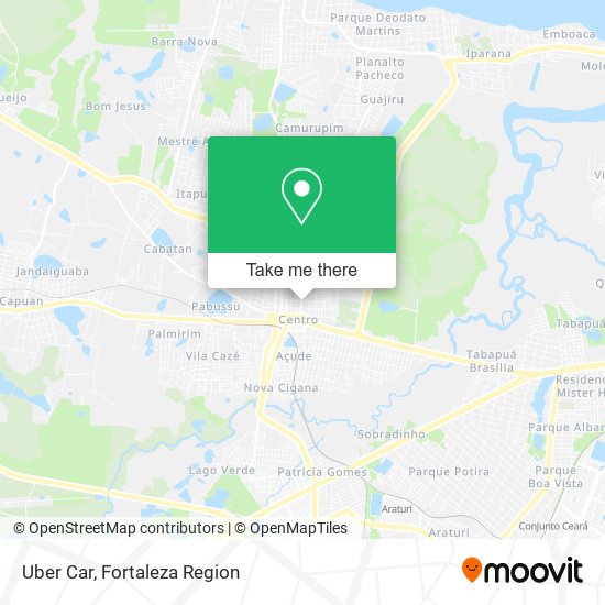 Uber Car map