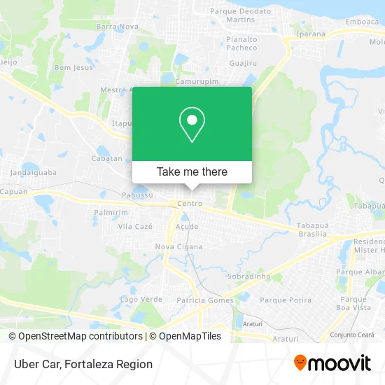 Uber Car map