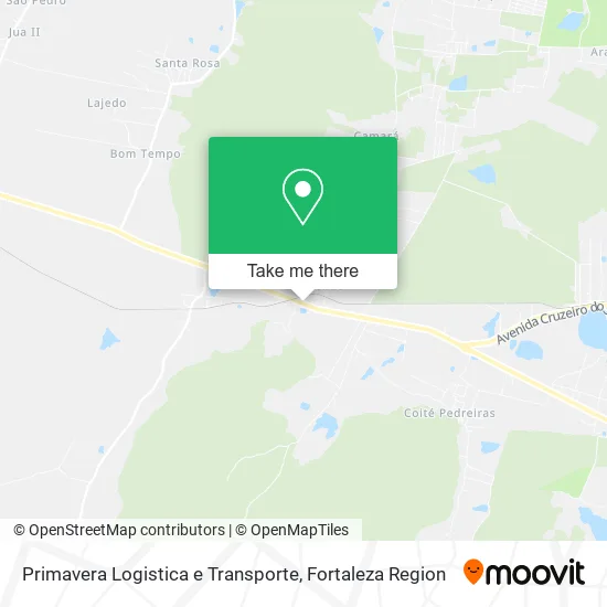 Primavera Logistica e Transporte map