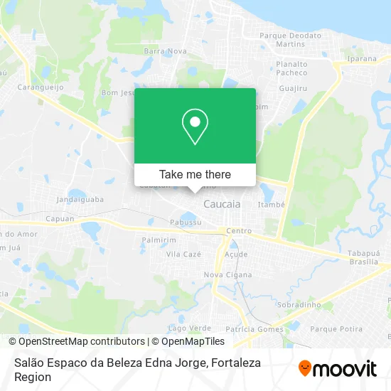 Salão Espaco da Beleza Edna Jorge map