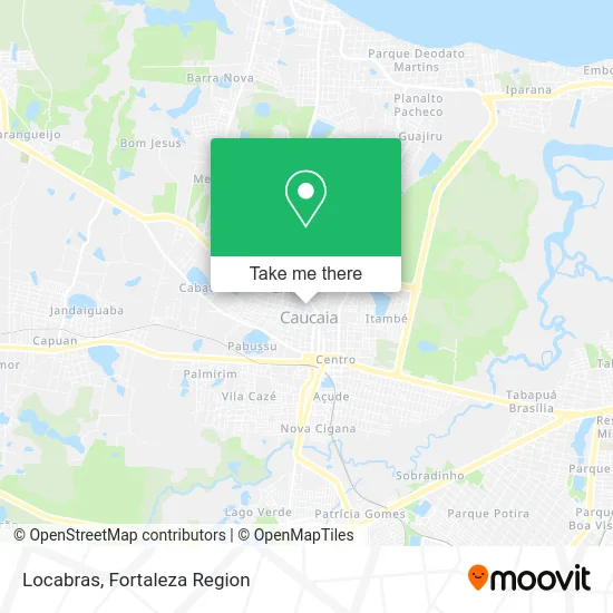 Locabras map