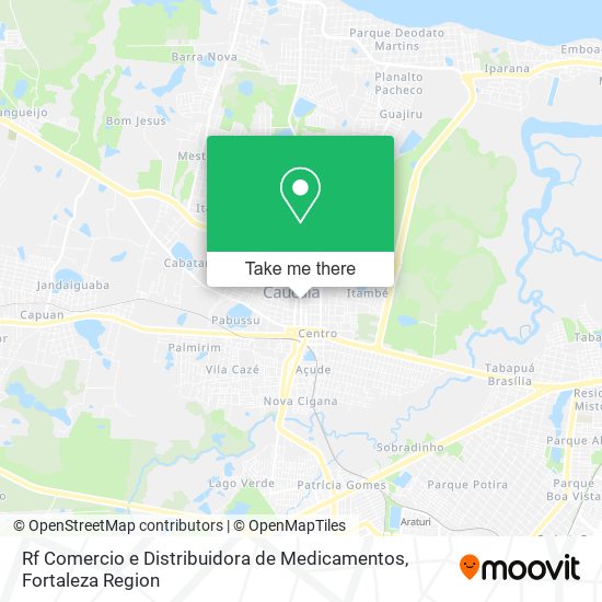 Rf Comercio e Distribuidora de Medicamentos map