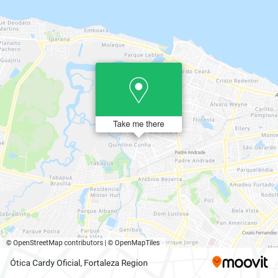 Ótica Cardy Oficial map