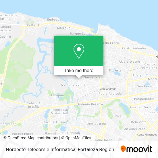 Nordeste Telecom e Informatica map