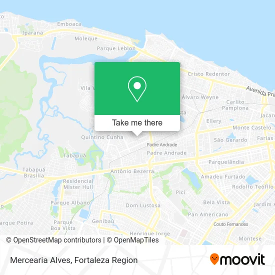 Mercearia Alves map