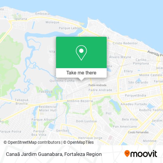 Mapa Canaã Jardim Guanabara