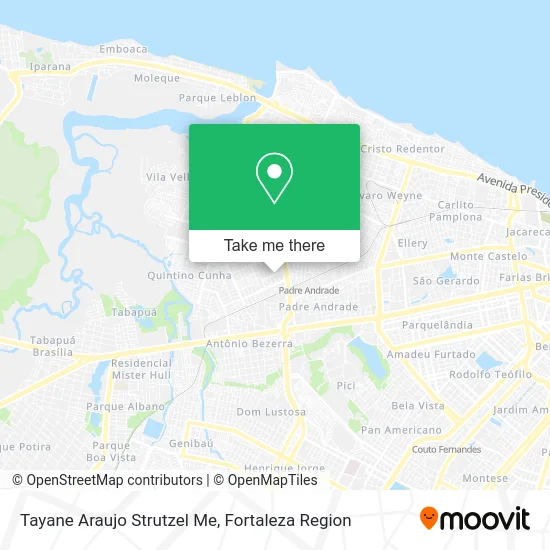 Tayane Araujo Strutzel Me map