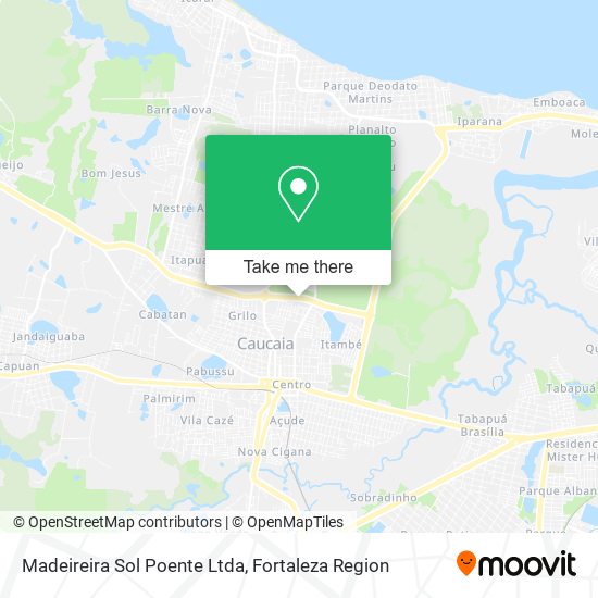Madeireira Sol Poente Ltda map