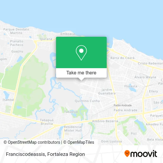 Franciscodeassis map