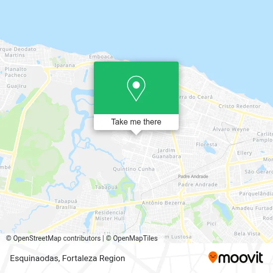 Esquinaodas map