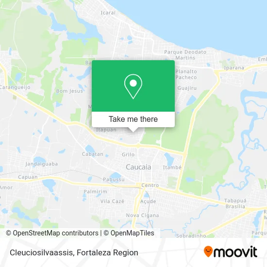 Cleuciosilvaassis map