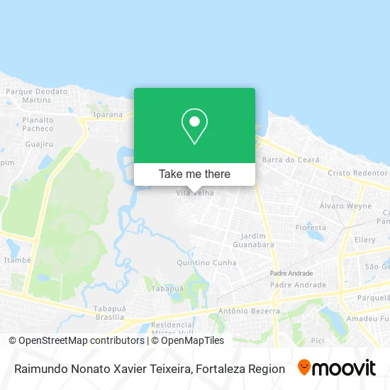 Raimundo Nonato Xavier Teixeira map