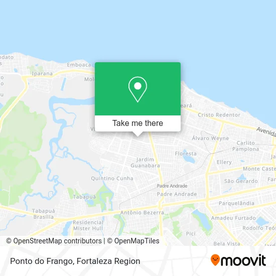 Ponto do Frango map